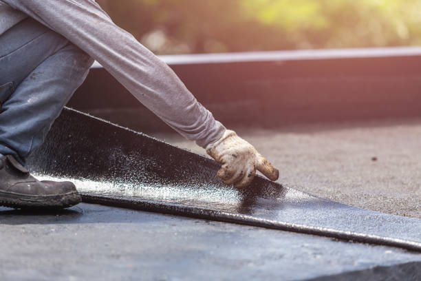 Professional Basement Waterproofing technician working in Burns, OR